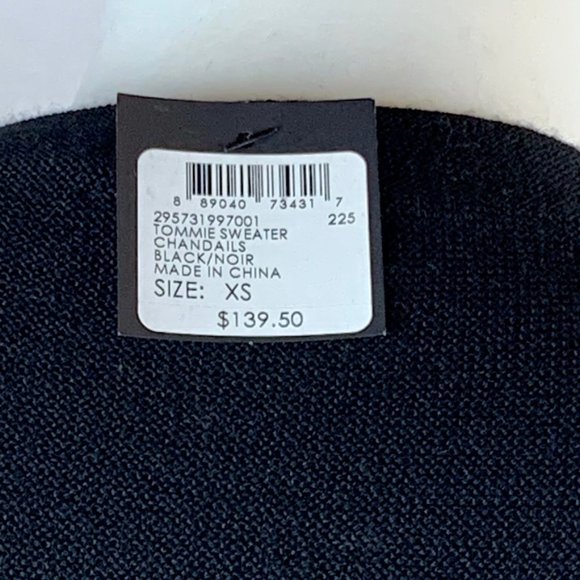 Club Monaco NEW w/ tags mock turtleneck/crewneck wool pullover sweater - XS - Picture 9 of 10